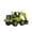 Green, variant on Aooww Alloy Forklift Model Toy with Simulation Load, Construction Engineering Vehicle Set Includes Bulldozer, Dump Truck & Excavator for Boys Kids Play,White