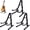 Guitar Stand-3pcs, variant on Guitar Stand, A-Frame Folding Guitar Stand with Non-Slip Rubber and Foam Arms, for Electric & Acoustic Guitars, Bass & Banjo