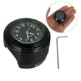 thumbnail image 4 of Shisuyan 1 Set Motorcycle Handlebar Clock - Aluminum Dial Clock with Quartz Movement and Thermometer Waterproof and Dustproof for Riding, 4 of 8