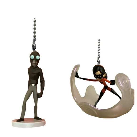 Incredibles Screen Slaver & Cloud Violet Fan Lamp Light Pull Pvc Figure Figurine