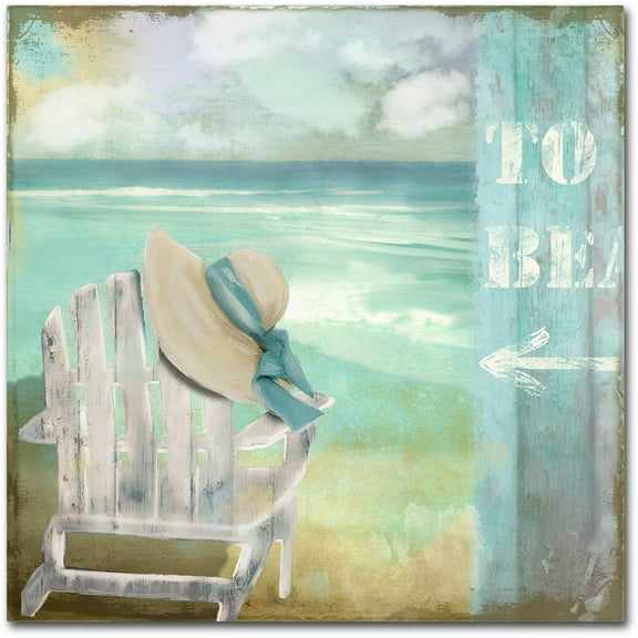 Trademark Fine Art "By the Sea I" Canvas Art by Color Bakery