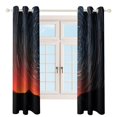 thumbnail image 3 of Galaxy Star Outer Space Window Curtain Panels Grommet Blackout Curtains Blackout Curtains for Living Room, 3 of 7