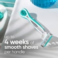 thumbnail image 4 of Simply 3 Sensitive Disposle Razors, Sensitive Skin, 3 Bladed Razors, Pivoting Head for Incredible Comfort, Soft Grip Handle, 12 Count, 4 of 6