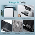 thumbnail image 4 of SUMMIT LIVING Compact Washing Machine, LED Display 10 Wash Programs 6 Water Levels 3 Water Temperatures, 1 Cu.ft Top-Load Compact Washer Machine for Apartment, Dorm, 4 of 9