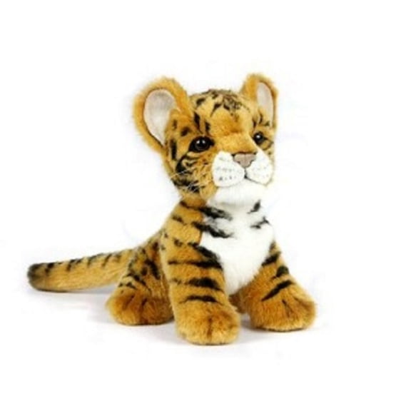 Handcrafted Cuddlers Set of 4 Handcrafted Tiger Cub Stuffed Animals 6.6"