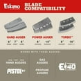 thumbnail image 2 of Eskimo® 43111 Turbo Blades, 10 inch, Ice Augers, Stainless Steel, 2 of 4