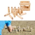 thumbnail image 3 of pitrice Wooden Throwing Game Throwing Bowling Throwing Scatter for Backyard Lawn, 3 of 5