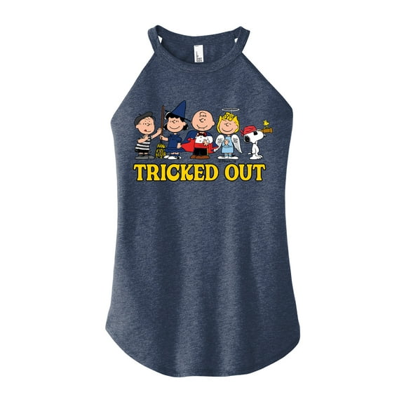 Peanuts - Tricked Out - Juniors High Neck Tank Top