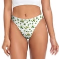 thumbnail image 1 of Fotbe St Patrick's Day3 Tanga Sin Costuras para Mujer con Estampado – Panties Invisibles, Transpirables y Cómodos para Uso Diario-X-Large, 1 of 6