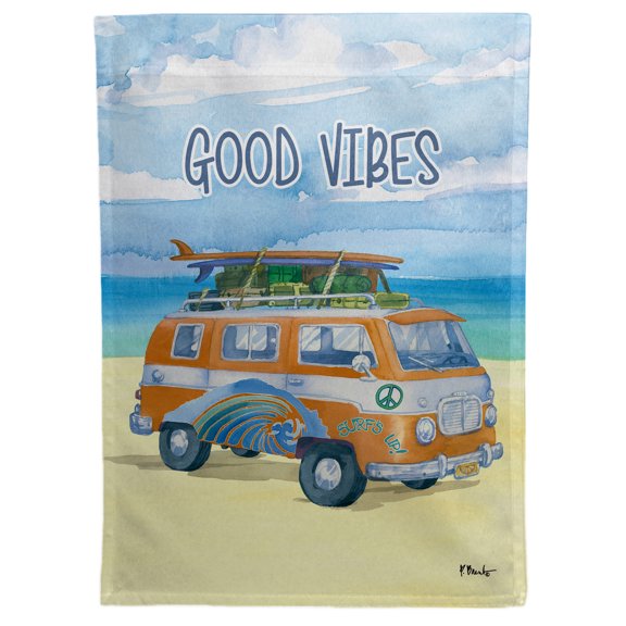 Good Vibes Garden Flag by Ashton