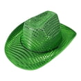 thumbnail image 3 of LILIYA Lights LED Cowboy Hat for Adult LED Flashing Hat for Western Cowboy Women Men Role Play Sparkly Disco Hat Sequin Cowboy Hat, 3 of 5