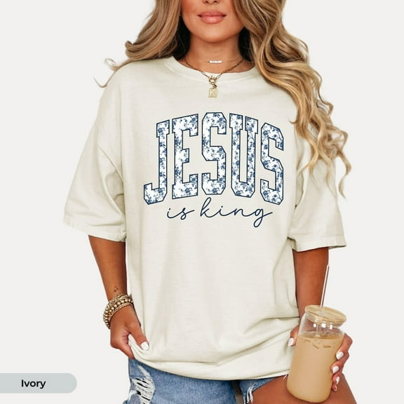 Christ Is King Shirt Christian Merch Bible Verse Tshirt Christian Merch Faith Apparel Religious Christian Gifts Christianity
