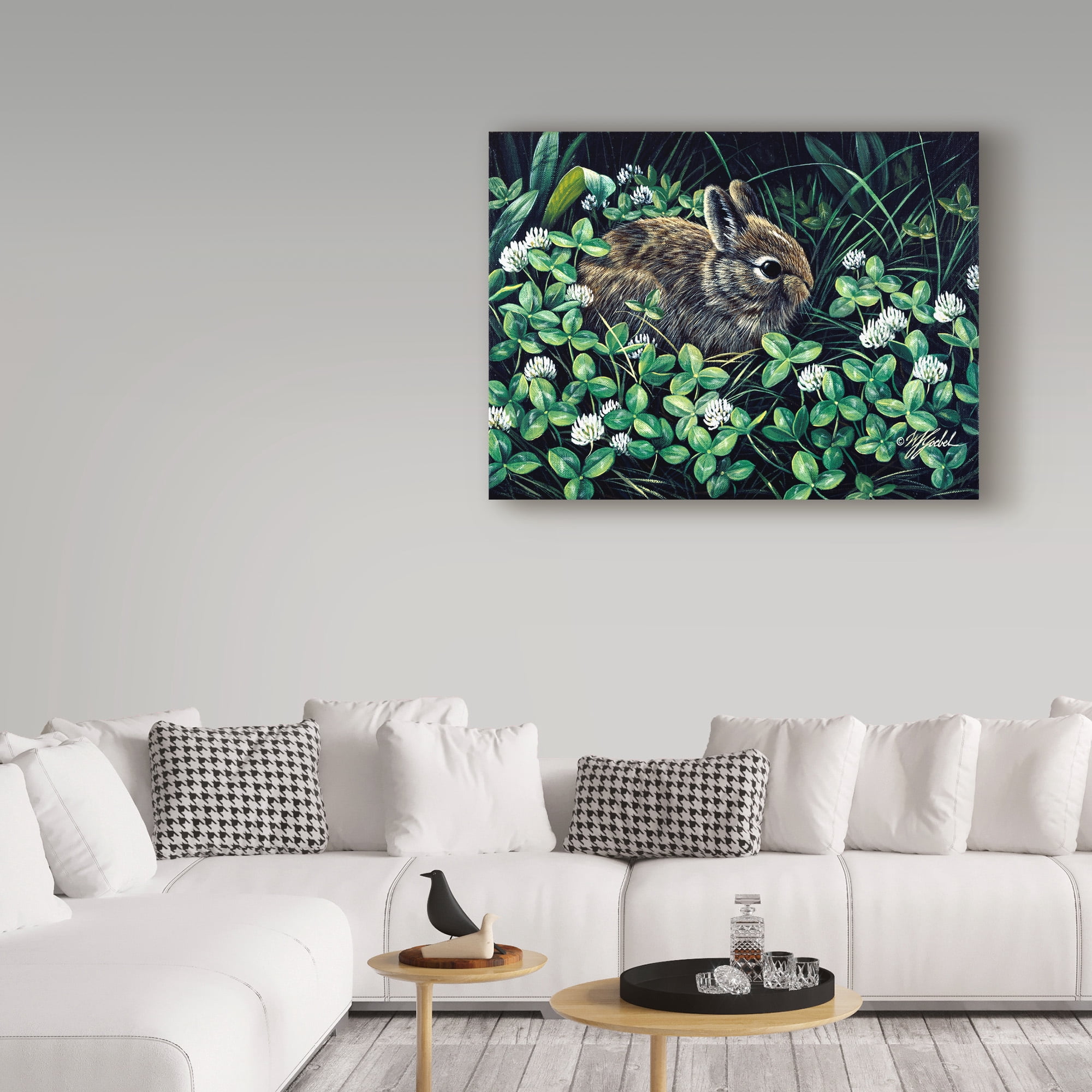 Trademark Fine Art 'In Clover' Canvas Art by Wilhelm Goebel