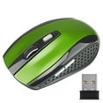 thumbnail image 2 of Xingzhi Wireless Gaming Mouse Adjustable DPI 2.4G 6 Buttons Cordless Optical Game Mice Optical Mouse for Laptop Notebook PC, Green, 2 of 9