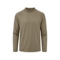 thumbnail image 5 of Fnooota Men's Thermal Tops, Mock Neck Fall Winter Casual Long Sleeve Base Layer Clothing Khaki Size M, 5 of 5