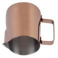 thumbnail image 3 of Taza para espumar leche con leche para preparar café, mejora tu experiencia con el café Jarra de café artística de oro rosa de 350 ml, 3 of 8