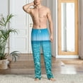 thumbnail image 2 of Susaid Crystal Clear Ocean Waves Print Mens Pajama Pants Set Sleep & Lounge Pants, PJ Bottoms with Pockets and Button Fly-XX-Large, 2 of 6