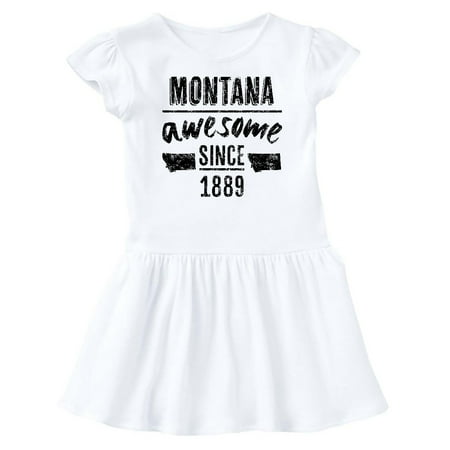 

Inktastic Montana Awesome Since 1889 Gift Baby Girl Dress