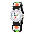 thumbnail image 3 of Multicolor Basketball Pattern Cute Boys Sports Girls Gift Adjustable Wrist Watch, 3 of 8