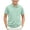 Mint Green, variant on TFEOQRY Boys Collared Shirt with Chest Pocket Solid Color Short Sleeve Preppy Back to School Uniform Pique Shirt