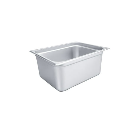 

Anti-Jam Steam Table Pan Stainless Steel 1/2 25 Gauge 6 Stainless Steel Silver