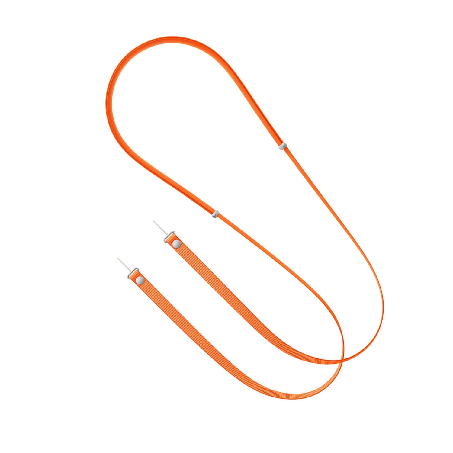 Adjustable Neck Hanging Strap for Mobile Phones - Orange