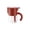 Red, variant on Gumesh Glass Salt Container,Storage,Pepper,Table Salt, Sugar,Gourmet Salts,Spice,Chili Herbs,Glass Salt Container with Lid and Retractable Spoon