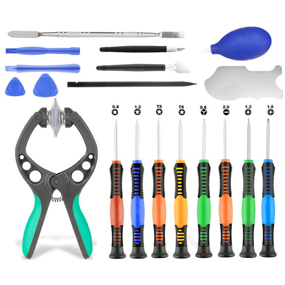 20-in-1 Phone Repair Tool Kit with Screwdrivers & Spudgers, Professional Mobile Screen Opening Tools for iPhone, iPad, Electronic Devices