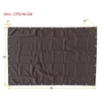 thumbnail image 2 of (2 Pack) 12' x 16' Dark Brown Canvas Tarp 12oz - Water Resistant & Breathable - Heavy Duty Tarps - Multipurpose Tarpaulin Cover for Camping Tent, 2 of 11