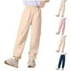 thumbnail image 4 of Odeerbi 2-15 Años Niños Niñas Cargo Pantalones Deportes Jogger Pantalones Casual Suelto Cómodo Pantalones de Trabajo Con Bolsillos, 4 of 4