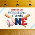 thumbnail image 6 of Baseball Theme Birthday Decoration Kids Party Banner for Indoor Celebration Rookie Event, 6 of 7