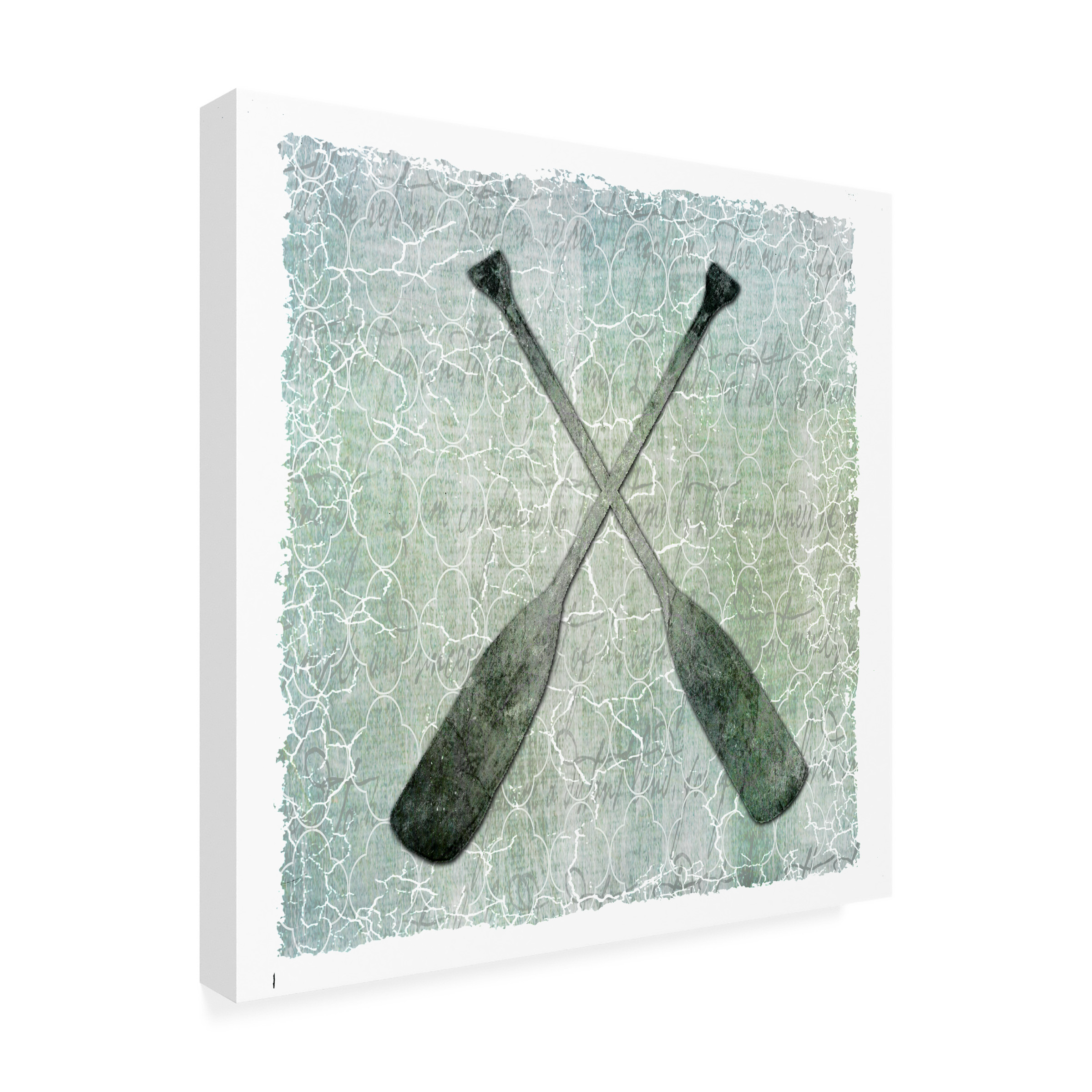 LightBoxJournal 'Life Is Better At The Lake Oars 2' Canvas Art