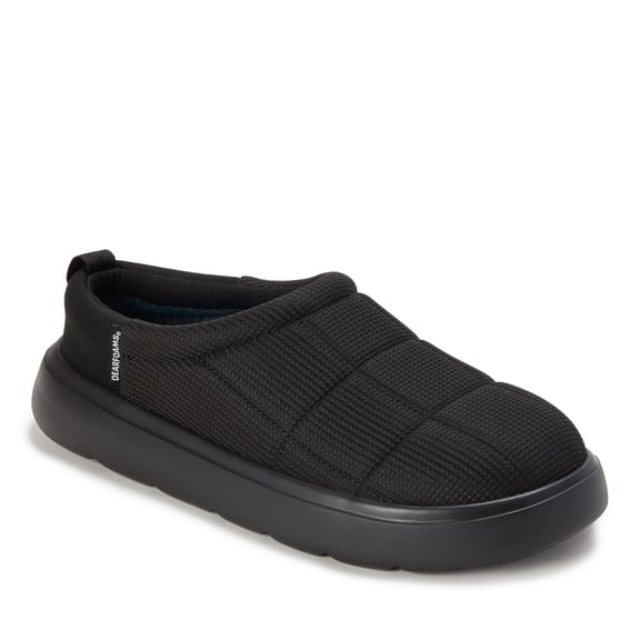 EasyMellow by Dearfoams Men's Quilted Hoodie Clog Shoes Sizes 8-12