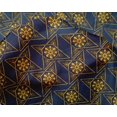 thumbnail image 4 of oneOone Silk Tabby Fabric Floral Block Printed Fabric 1 Yard 42 Inch Wide, 4 of 4
