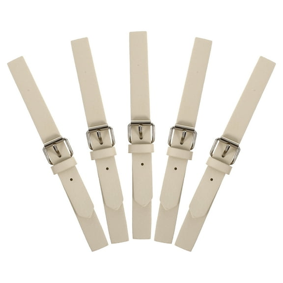 MLINS  5 Pcs Leather Buckle Clothes Accessories Belt Buckles Belts Women's Miss White