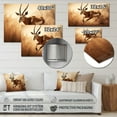 thumbnail image 4 of Designart "Africa Gazelles beauty" Animals Metal Wall Art, 4 of 5