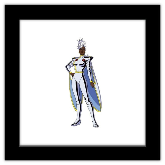 Gallery Pops Marvel X-Men '97 - Storm Character Art Wall Art, Black Framed Version, 12" x 12"