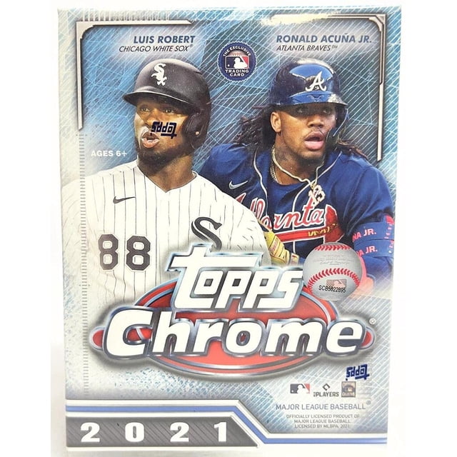 Caja Blaster 2021 Topps Chrome Béisbol 8 paquetes con insertos