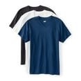 thumbnail image 2 of Lands' End Essentials Men's V-Neck T-Shirt 3 Pack - Premium Cotton Tee, Casual Regular Fit, 2 of 6