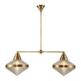 thumbnail image 5 of Alora Lighting LP348241PNOP Willard 2 Light 41" Wide Linear Pendant - Polished Nickel /, 5 of 5