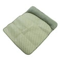 thumbnail image 1 of Dog Cooling Mat, Breathable Portable Rattan Bed Pet Summer Sleeping Mat With Neck Support, 1 of 8