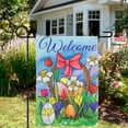 thumbnail image 3 of Northlight Welcome Easter Basket Outdoor Garden Flag 12.5" x 18", 3 of 7
