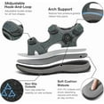 thumbnail image 3 of Rumpra Men's Quick-Dry Sport Sandals - Lightweight Water Shoes for Beach, Hiking & Swimming, 3 of 8