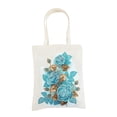 thumbnail image 1 of Inteprter Bolsa de lona para pintar, bolsa de compras, multicolor, reutilizable, de larga duración, multiusos, para mujer, accesorios para exteriores Artesanía 008-28*35 Inteprter HA082993-05, 1 of 6