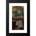 thumbnail image 2 of Isidore Patrois 11x18 Black Modern Framed Museum Art Print Titled - Saint Louis De Gonzague in Contemplation Before the Virtues of Jesus or the Vision of Saint Louis De Gonzague (1870), 2 of 5