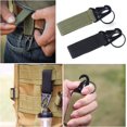 thumbnail image 3 of xianlin-6 Pack Tactical Gear Clip Attachment Hook Set Belt Keeper Clip Key Holder Elastic Rope Hanger Lanyard for MOLLE Strap Survival Gear First Aid Kit Military Tactical Backpack Admin Pouch, 3 of 4