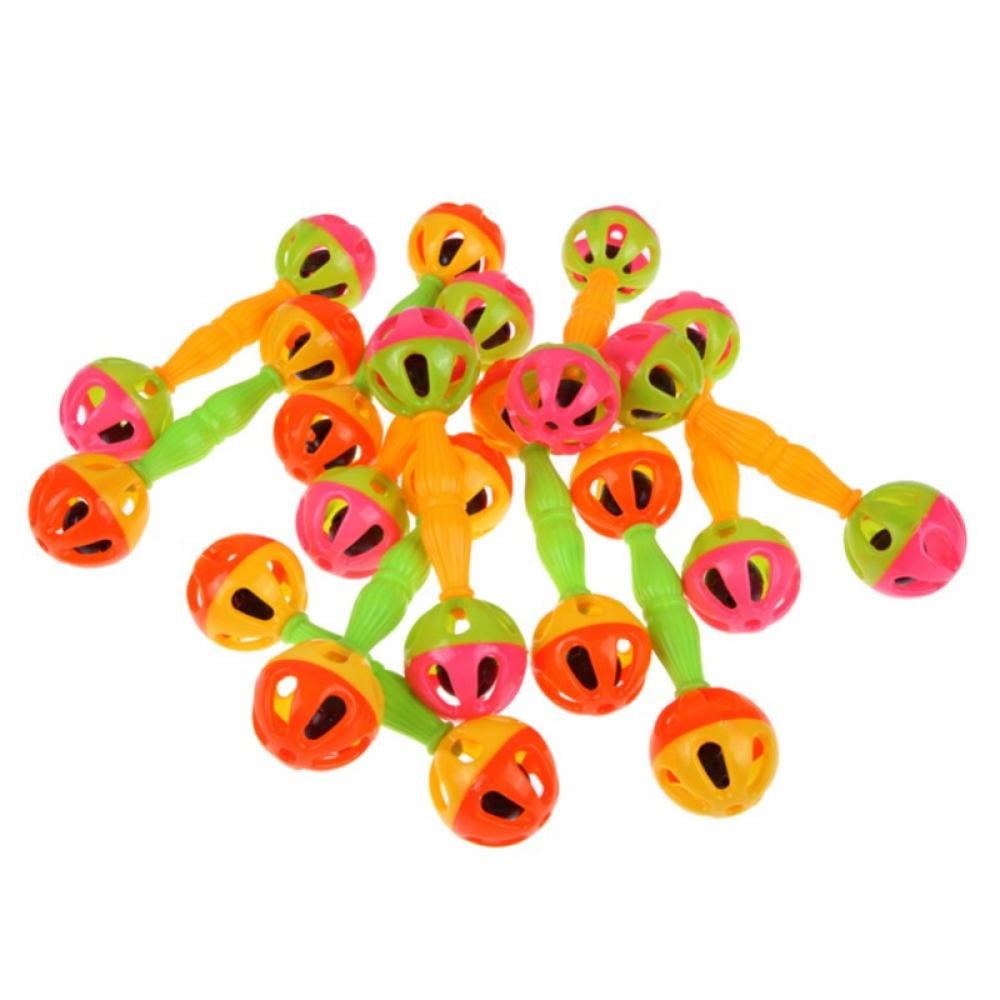 0-12M Baby Rattles Bell Shaking Dumbells Early Intelligence Development Toys nEW 