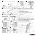 thumbnail image 5 of OMAC 63" x 71" Cab Divider Van Cabin Curtain Campervan Kit, Dark Blue, 5 of 10