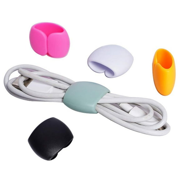 Silicone Cord Keeper Set for Headphones and Chargers - 4 Pack