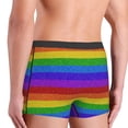 thumbnail image 4 of Bingfone Colorful Glitter Rainbow Men's Underwear - Casual Stretch Boxer Briefs-XX-Large, 4 of 7